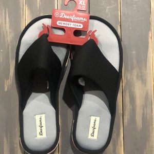 Dearfoams slipper sandals